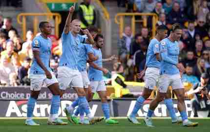 ไฮไลท์ฟุตบอล manchester city 3 vs 0 wolverhampton