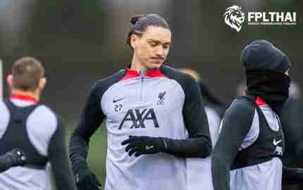 นูเญซ กลับมาซ้อมกับเพื่อนร่วมทีม ลุ้นลงสนามดวล เรอัล มาดริด คืนนี้