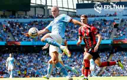 สถิติเผย แมนฯ ซิตี้ เป็นต่อ บอร์นมัธ ด้วยการเอาชนะ 100%