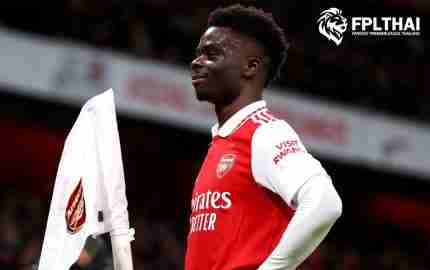 เขากลับมาแล้ว! ซาก้า ฟอร์มโหด ยิง 2 ส่งอีก 1 กด 18 แต้มแฟนตาซีวีก 28