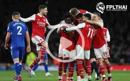 ไฮไลท์ฟุตบอล พรีเมียร์ลีก : อาร์เซน่อล vs เอฟเวอร์ตัน