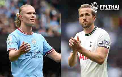 เออร์ลิง ฮาลันด์ (12.4m) หรือ แฮร์รี่ เคน (11.4m)