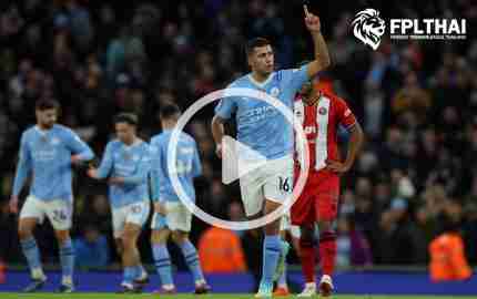 ไฮไลท์ฟุตบอล พรีเมียร์ลีก : แมนฯ ซิตี้ vs เชฟฟิลด์ ยูไนเต็ด