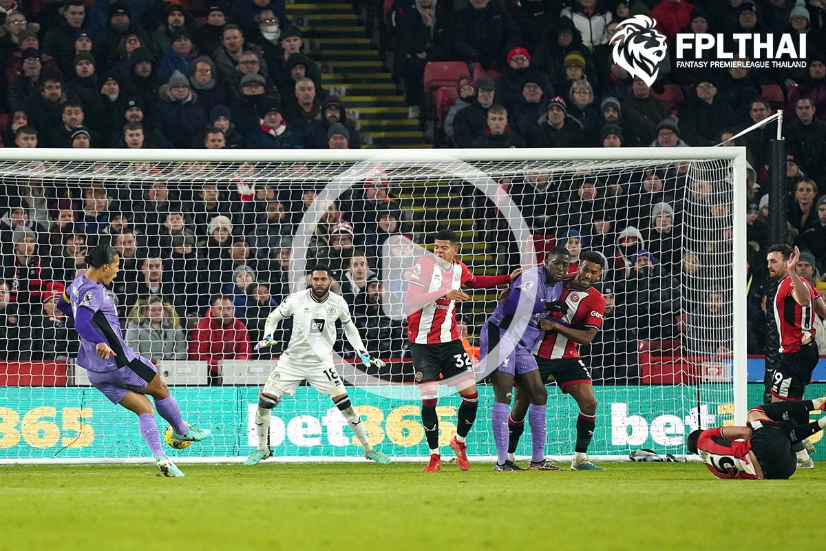 ไฮไลท์ฟุตบอล พรีเมียร์ลีก : เชฟฟิลด์ ยูไนเต็ด vs ลิเวอร์พูล