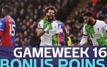 คะแนนโบนัส 9 ธ.ค.