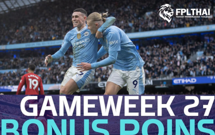 คะแนนโบนัส 3 มี.ค.