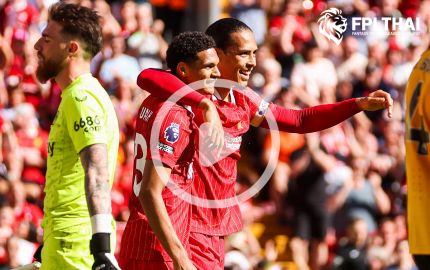 ไฮไลท์ฟุตบอล ลิเวอร์พูล-วูล์ฟ