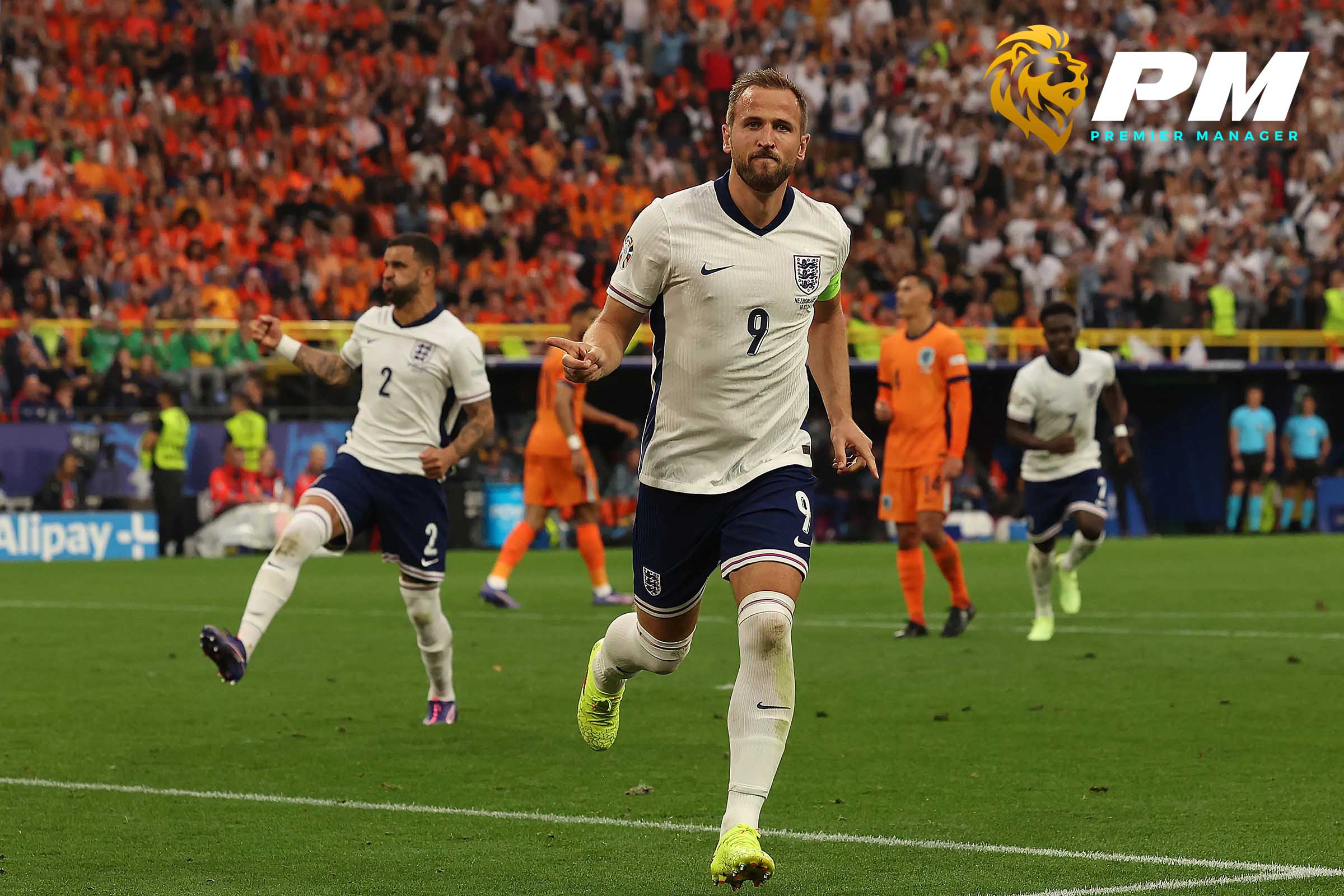 เนวิลล์ หนุน เคน สวมปลอดแขนออกสตาร์ทนัดชิงฯ