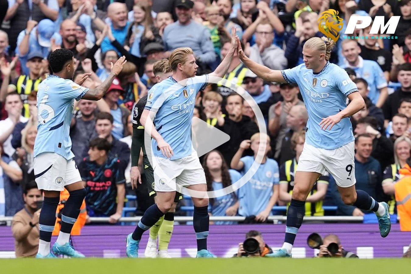 ไฮไลท์ฟุตบอล พรีเมียร์ลีก : แมนฯ ซิตี้ vs เบรนท์ฟอร์ด