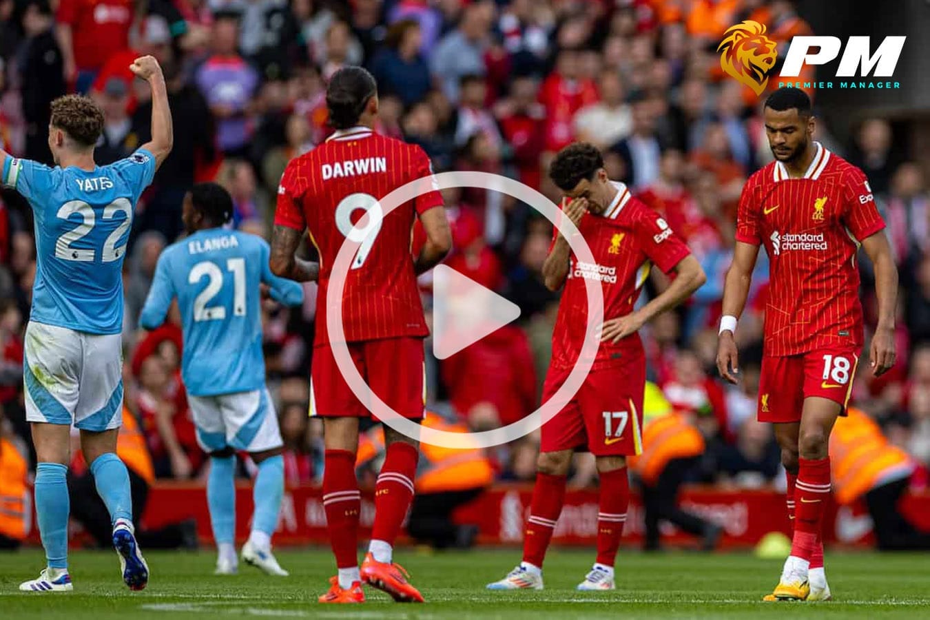 ไฮไลท์ฟุตบอล พรีเมียร์ลีก : ลิเวอร์พูล vs ฟอเรสต์