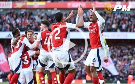 ไฮไลท์ฟุตบอล พรีเมียร์ลีก : อาร์เซน่อล vs เลสเตอร์