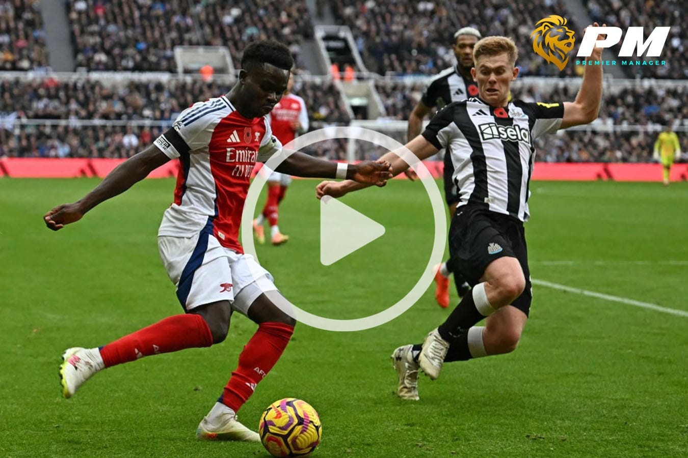 ไฮไลท์ฟุตบอล พรีเมียร์ลีก : นิวคาสเซิ่ล vs อาร์เซน่อล