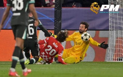 อลิสซอน ประเดิมคืนสนาม เซฟอุตลุดพาหงส์แดงคลีนชีท