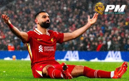 ซาลาห์ สวมปลอกแขนทุบสถิติทำแต้มในศึกแดงเดือด