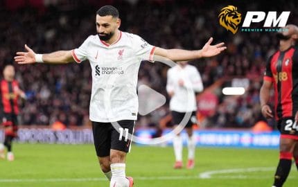 ไฮไลท์ฟุตบอล พรีเมียร์ลีก : บอร์นมัธ vs ลิเวอร์พูล