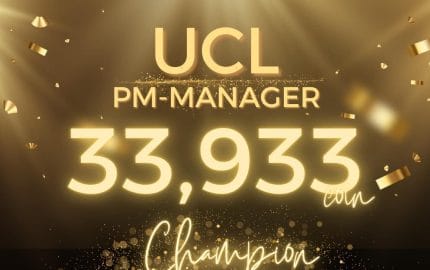 UCL PM-Manager Winner 1