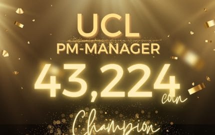 UCL PM-Manager Winner 3