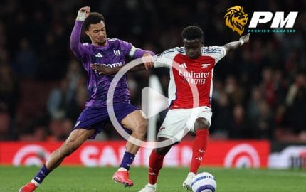 ไฮไลท์ฟุตบอล พรีเมียร์ลีก : อาร์เซน่อล vs ฟูแล่ม