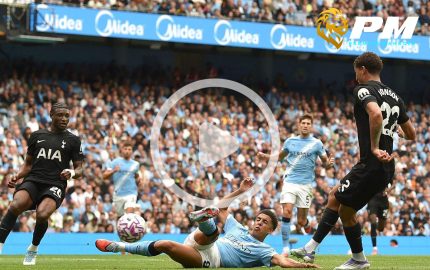 ไฮไลท์ฟุตบอล พรีเมียร์ลีก : แมนฯ ซิตี้ vs สเปอร์ส