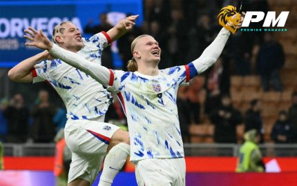 ฮาลันด์ สุดเถื่อนพังสองประตูพา นอร์เวย์ ถล่ม อิตาลี